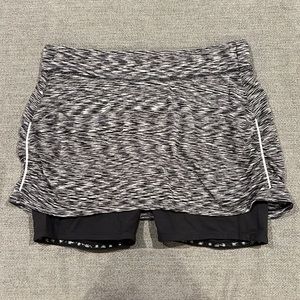Athlete Black and White Skort XL